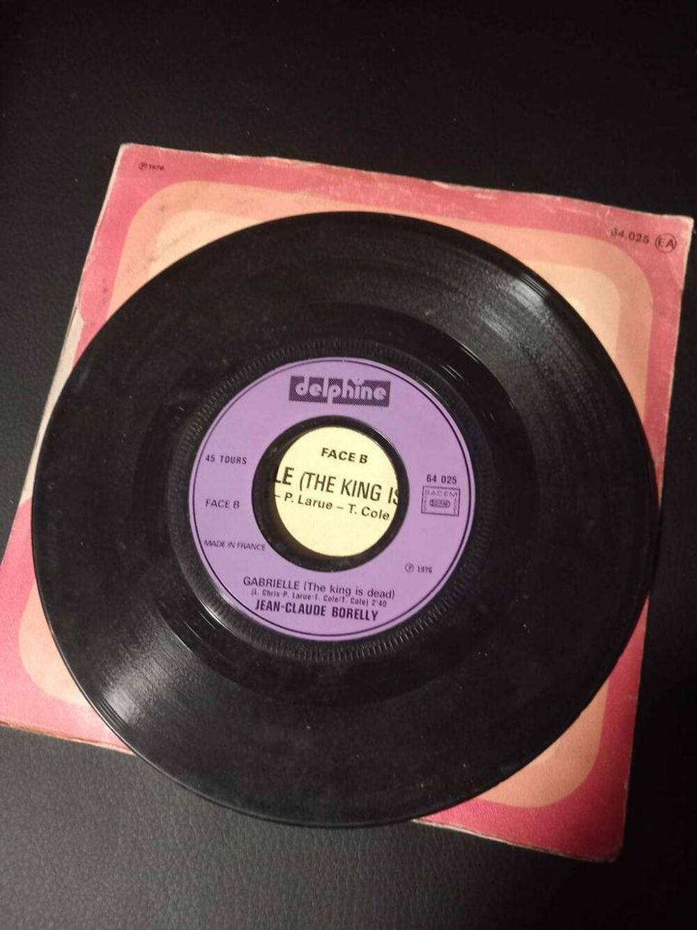 45 Tours Jean-Claude Borelly j'accuse CD et vinyles