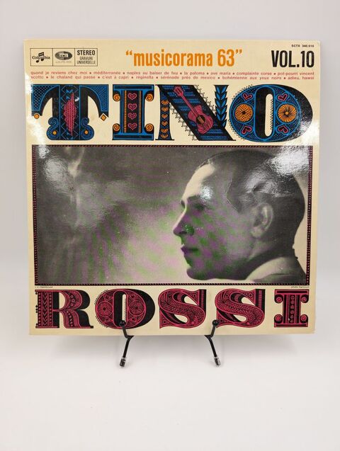 Vinyle 33 tours Tino Rossi  Musicorama 63  Vol.10  4 Vulbens (74)