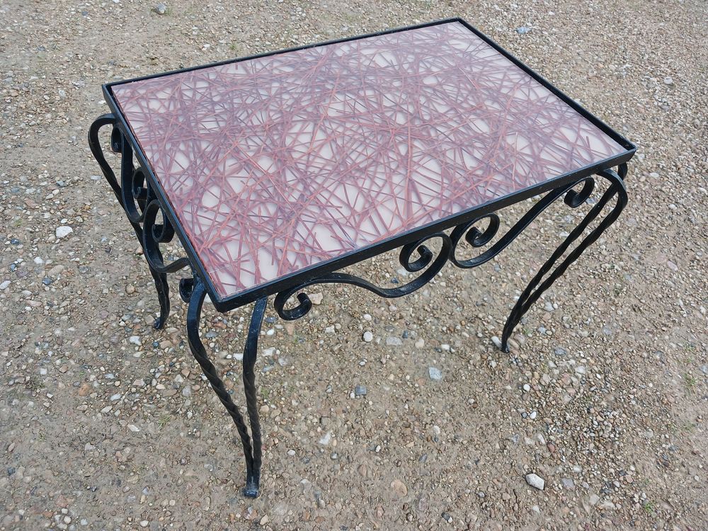petite table fer forg&eacute; Meubles