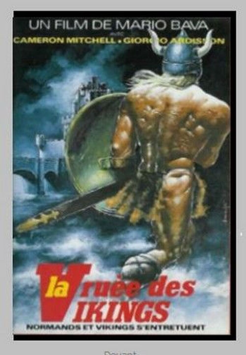 LA RUEE DES VIKINGS avec cameron mitchell DVD et blu-ray