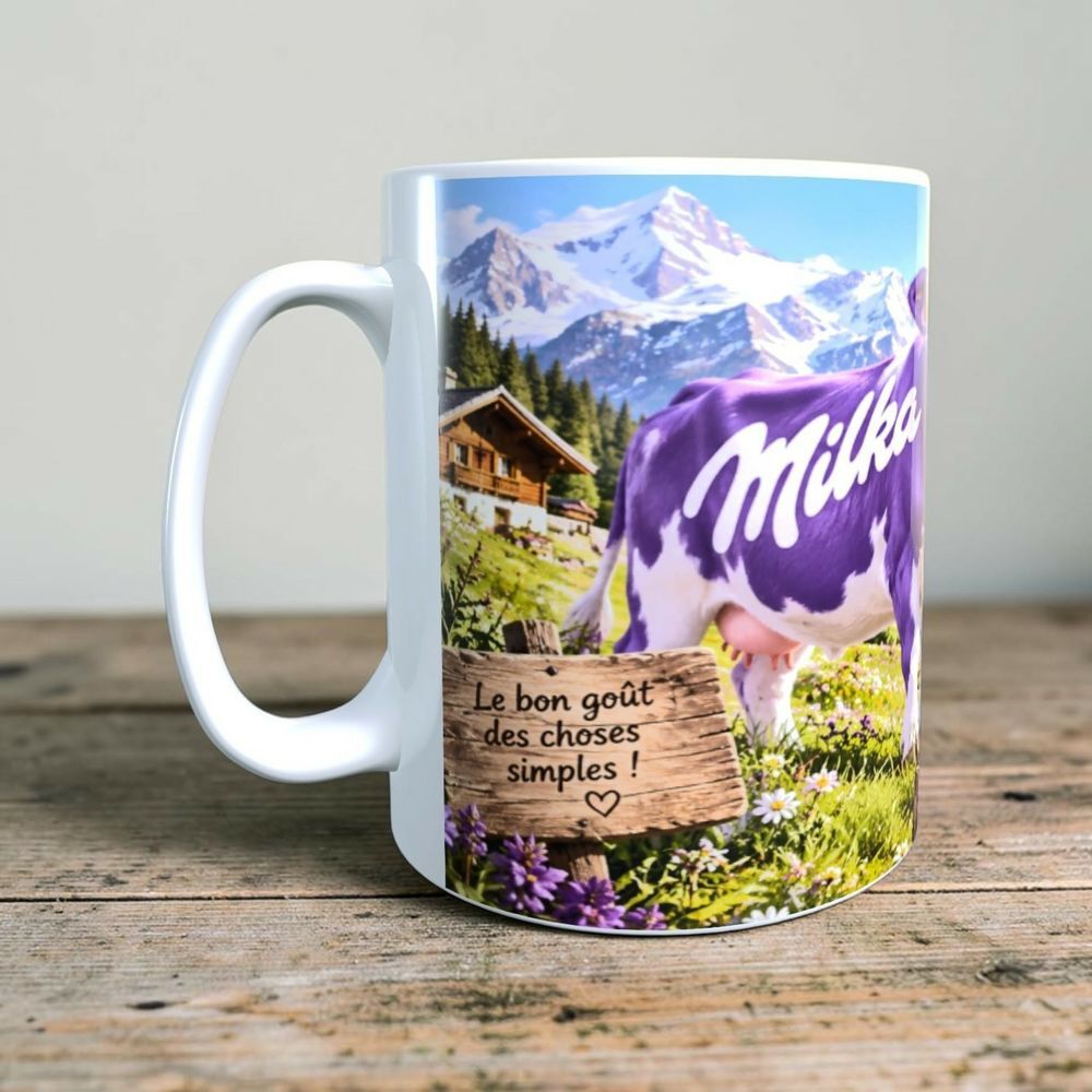 Mug gourmandise, Instant gourmand, cadeau, gift, Milka Décoration