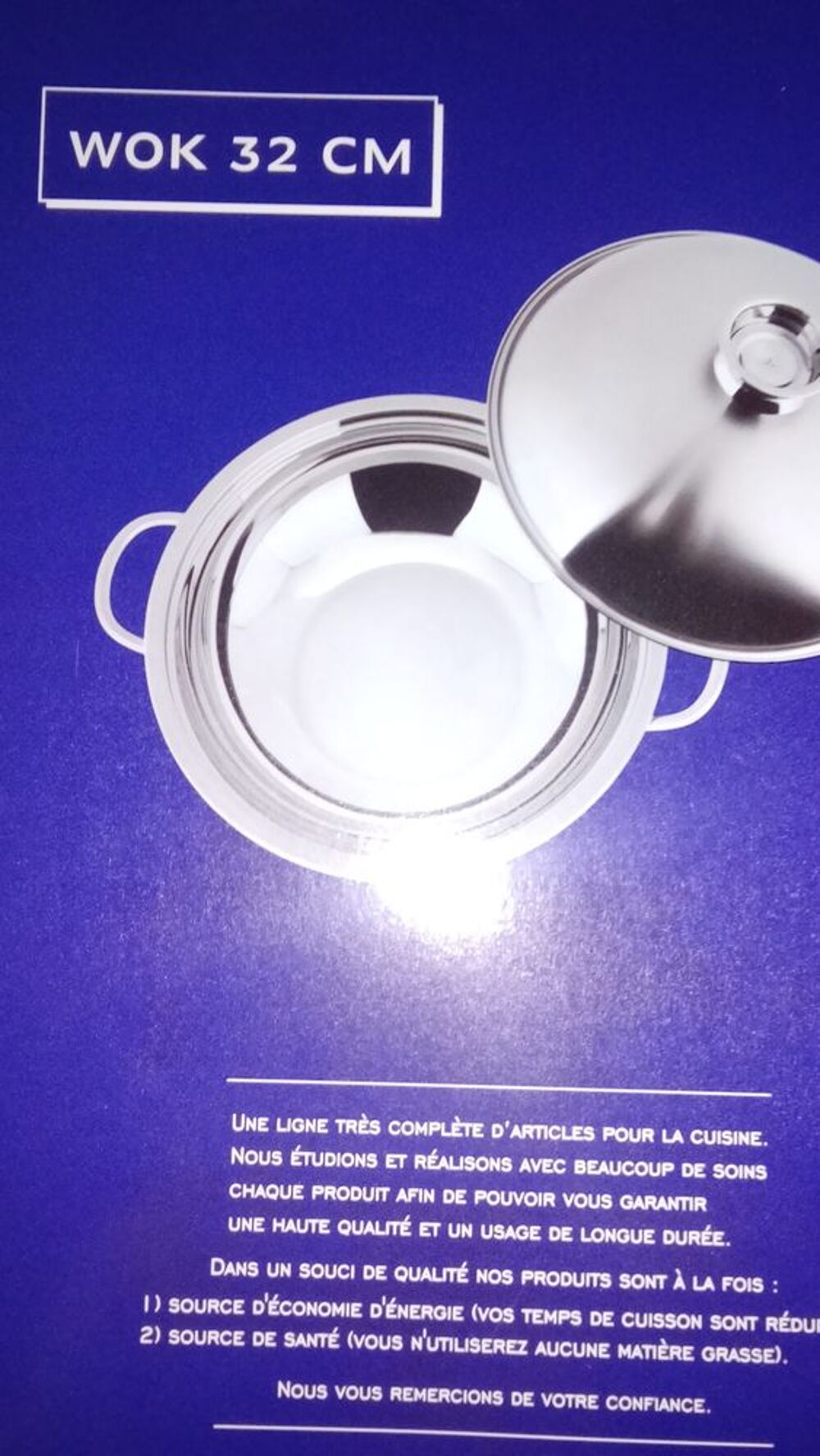 WOK NEUF 32 cm Cuisine