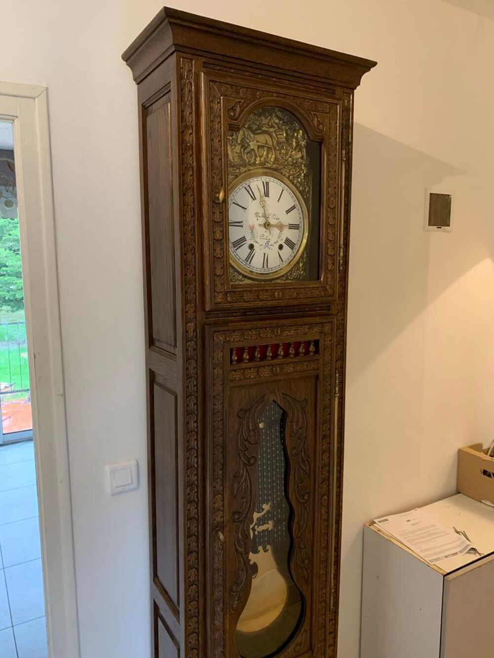 Horloge comptoise bretonne ancienne Meubles