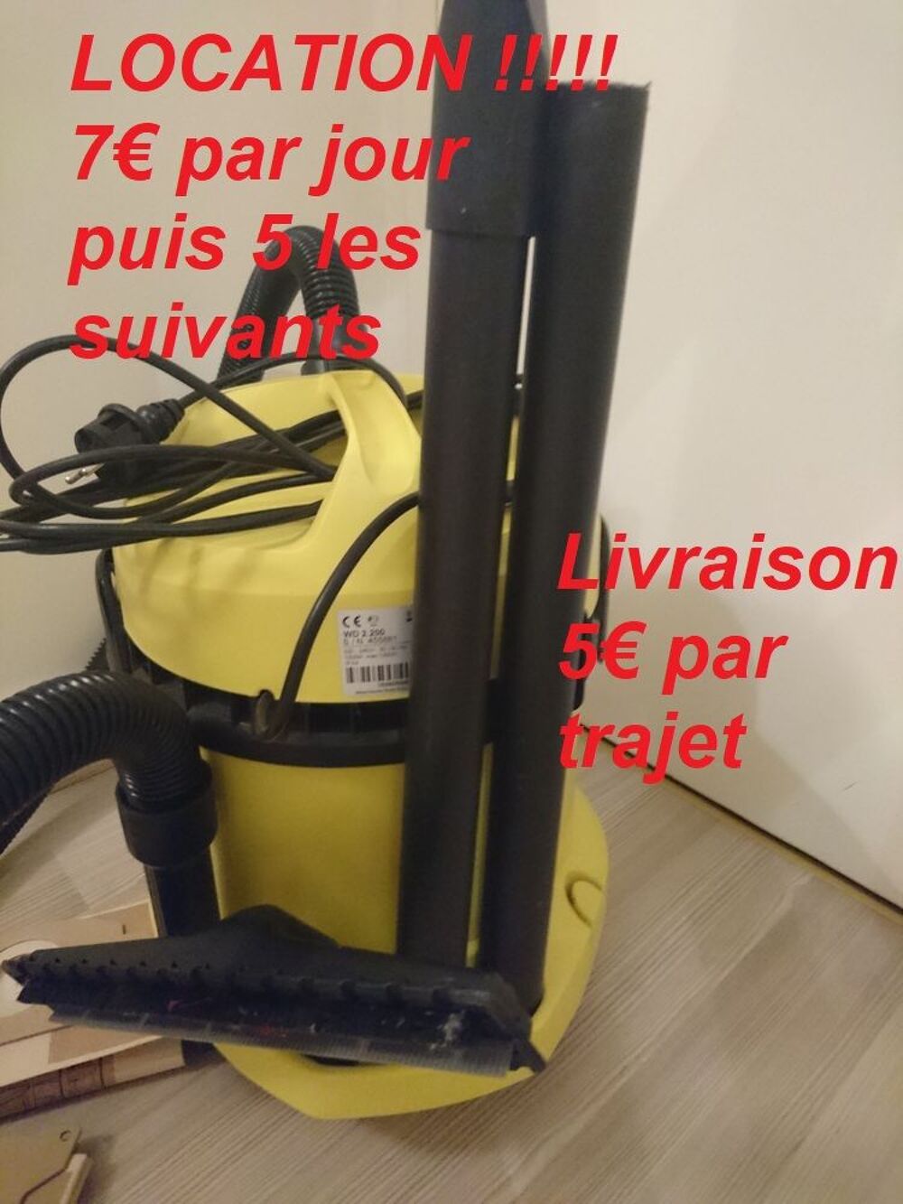 aspirateur Karcher Chantier eau - poussieres / LIVR Bricolage