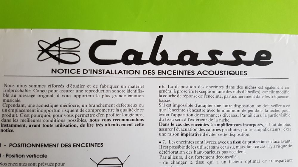 CABASSE Audio et hifi