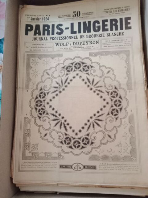 journaux de broderie anciens 0 Saint-Gengoux-le-National (71)