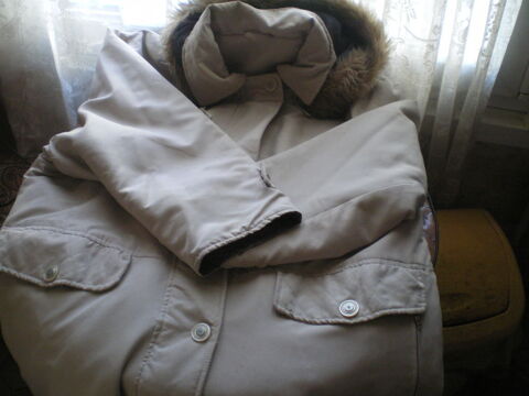 Parka beige avec capuche Caen (14)
