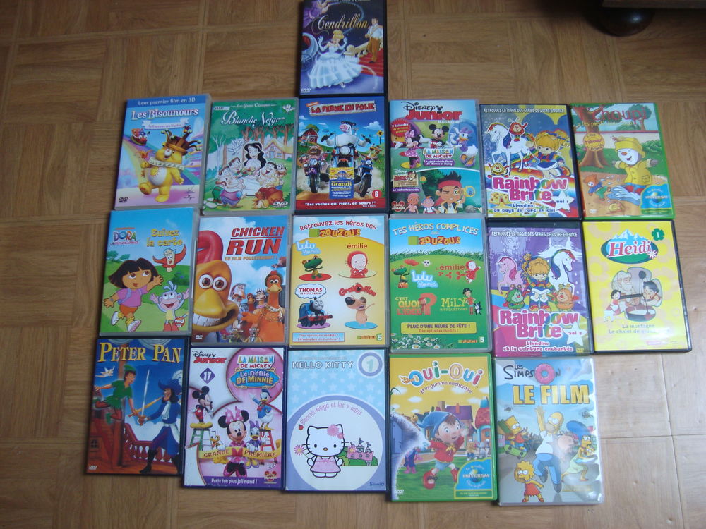 DVD suite (dessin anim&eacute; (voir la liste) 3euros DVD et blu-ray