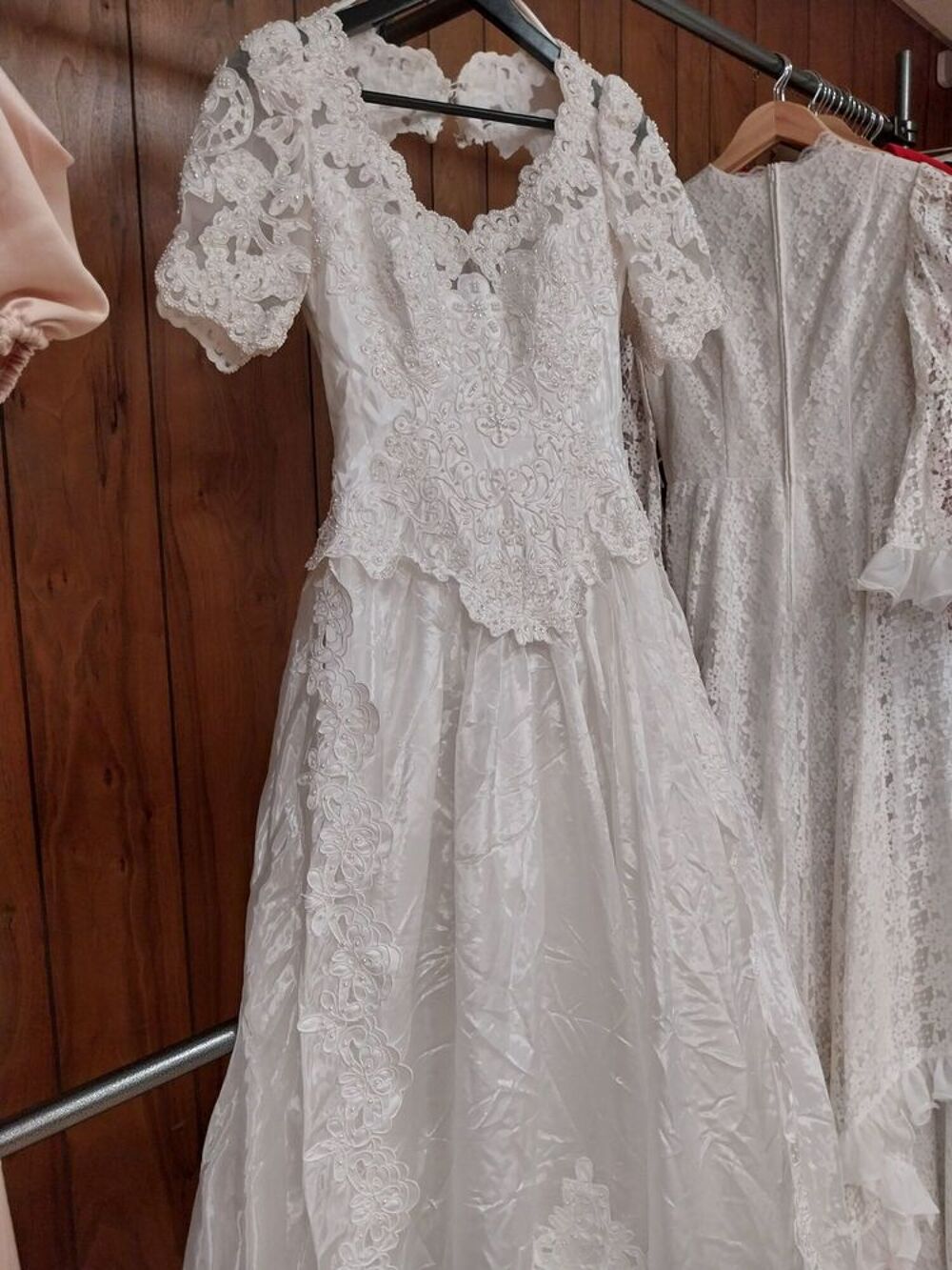 Robe de mari&eacute;e vintage princesse Lohrencel Cassel Vêtements