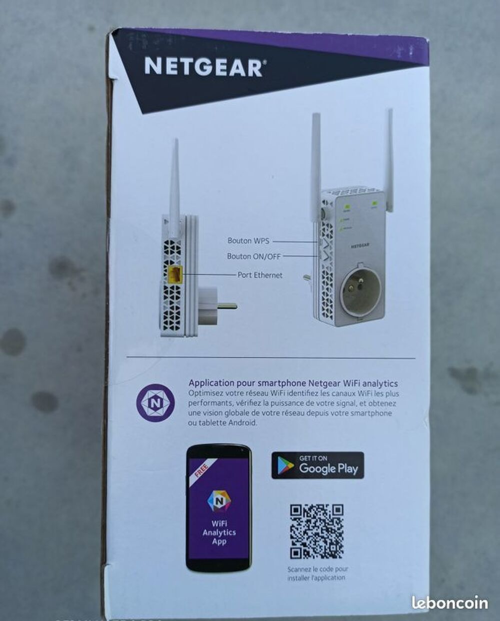 R&eacute;p&eacute;teur WIFI NETGEAR Matériel informatique