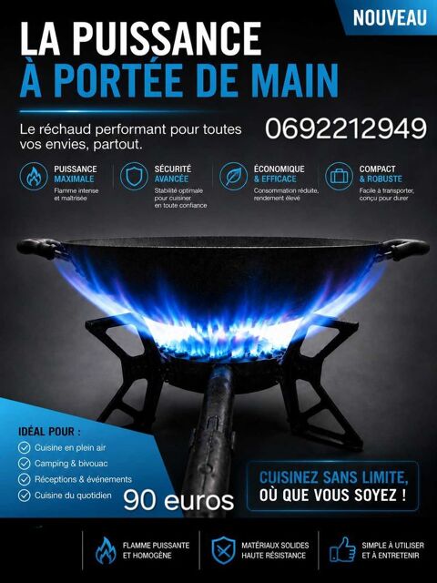 r&eacute;chaud tr&egrave;s vif gaz 90 97427 L' Étang-salé