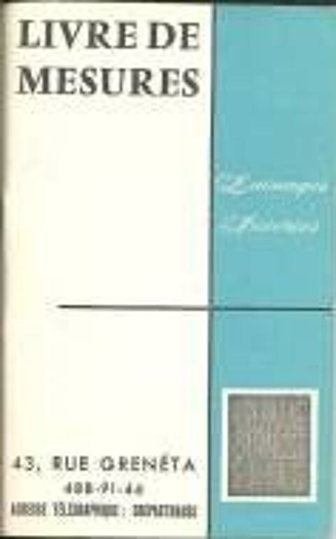 2 livres de mesures vierges (lainages et soieries) 5 Montauban (82)