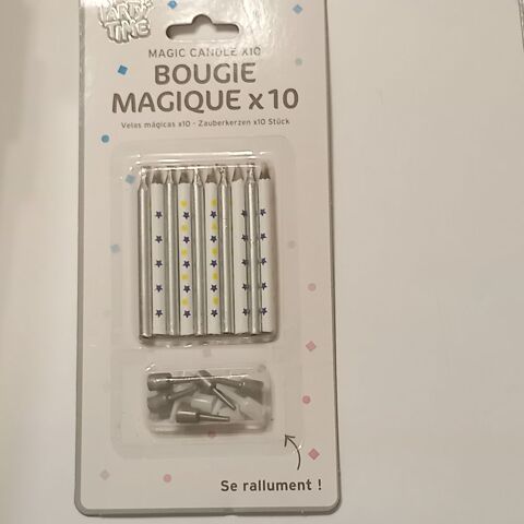 Lot de 10 bougies magiques  avec pique 3 Saumur (49)