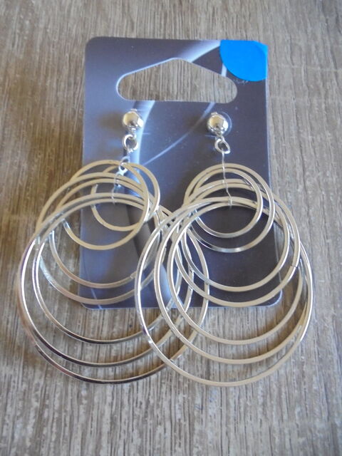 Boucles d'oreilles 7 cercles (28b) 6 Tours (37)