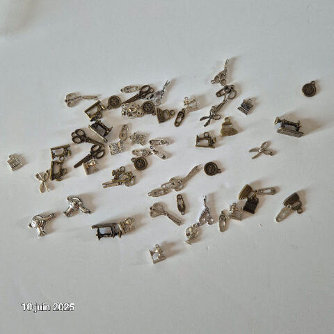 Lot de fer à repasser, d'épingles à nourrice, boutons, sèche 15 Saumur (49)