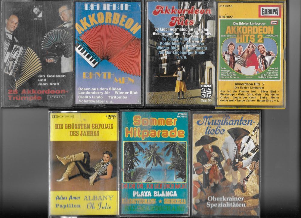 K7 - Musique et chansons allemandes CD et vinyles