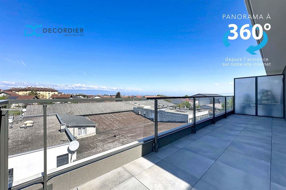 Vente Appartement THONON-LES-BAINS - T4 dernier étage avec terrasse et vue dégagée Thonon les bains