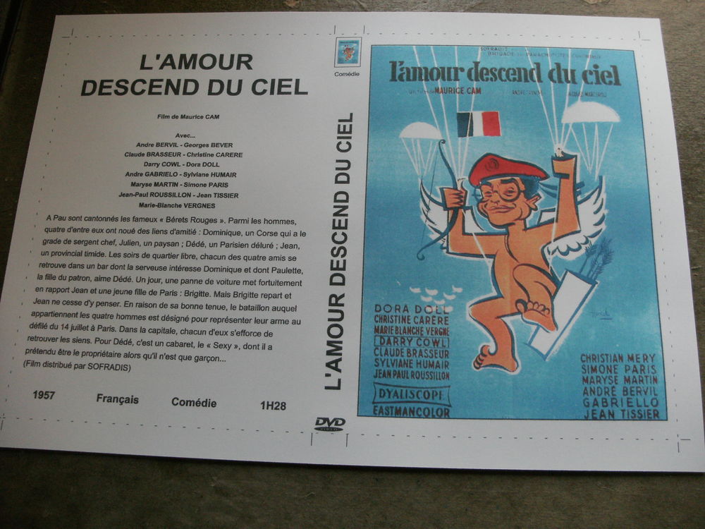 Film : " L 'amour descend du ciel " DVD et blu-ray