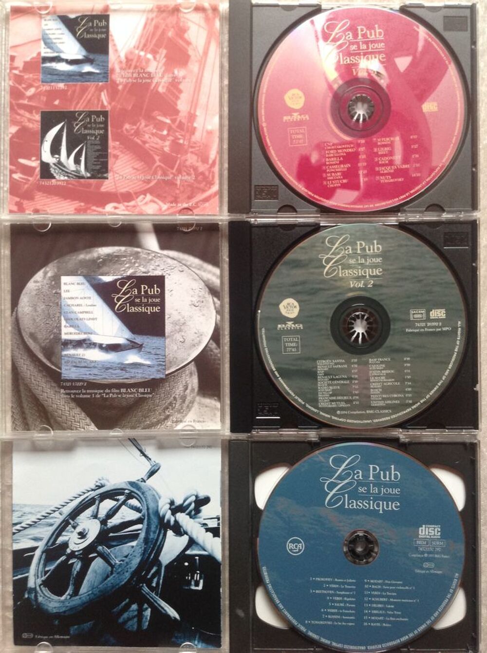 3 CDs LA PUB SE LA JOUE CLASSIQUE Envoi Possible
CD et vinyles
