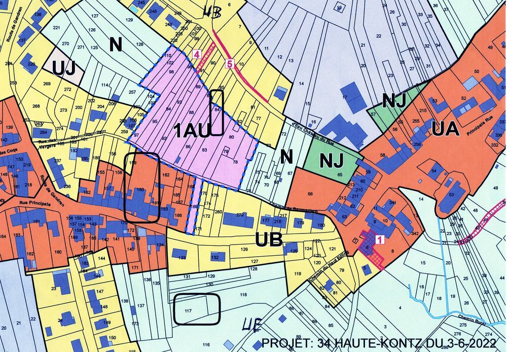 Vente Terrain Parcelle constructible  Haute-Kontz N°9 Haute-kontz