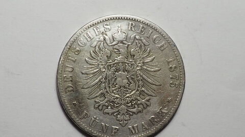 5 Mark  1875  J Sin-le-Noble (59)