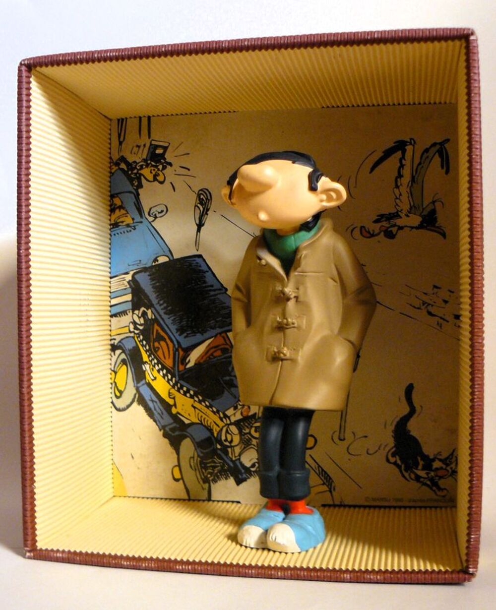 figurine Gaston Duffle Coat en boite d&eacute;cor - Leblon Delienne Jeux / jouets