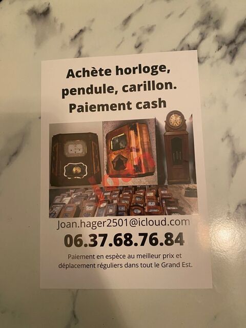 ACHTE AU MEILLEUR PRIX HORLOGE CARILLON COMTOISE PENDULE 100 Mulhouse (68)