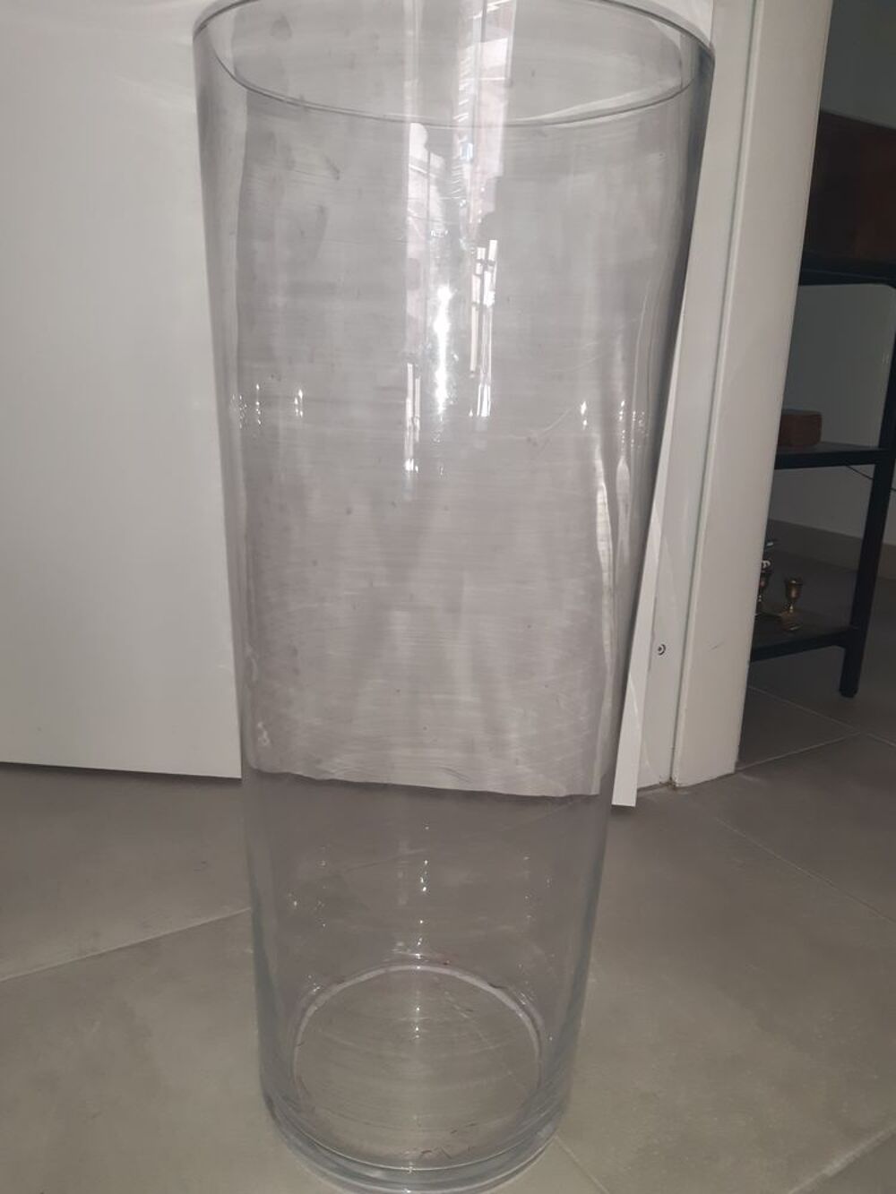 Grand vase transparent Décoration