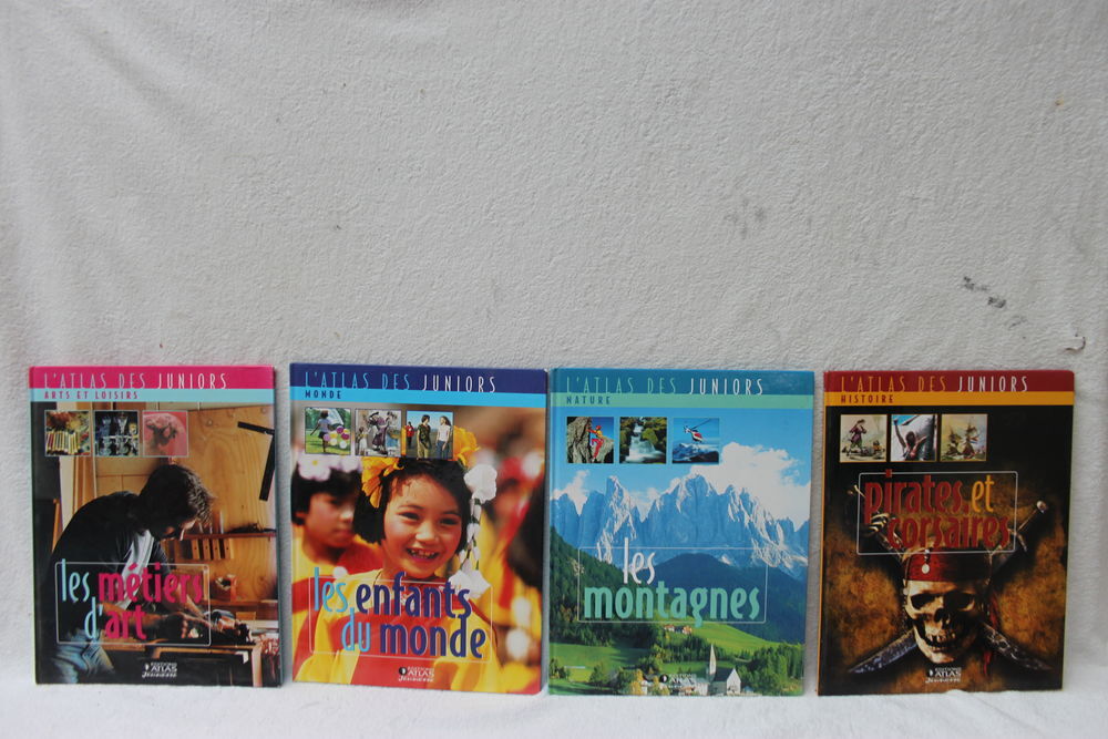 4 Livres Edition Atlas des juniors Livres et BD