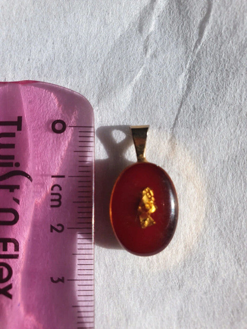 Pendentif feuille d'or Bijoux et montres