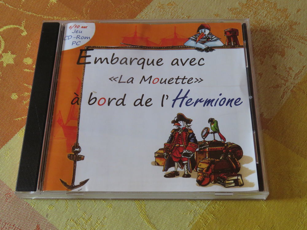 CD Rom Embarque avec la mouette &agrave; bord de l'Hermione 6/10ans Matériel informatique