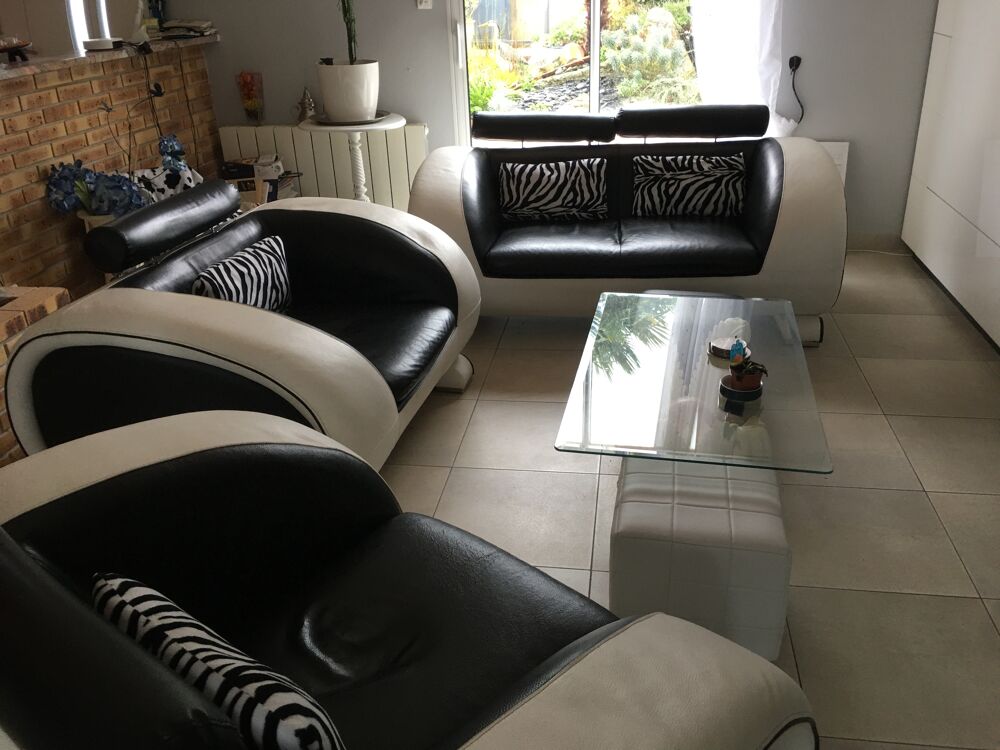 Salon en cuir Meubles