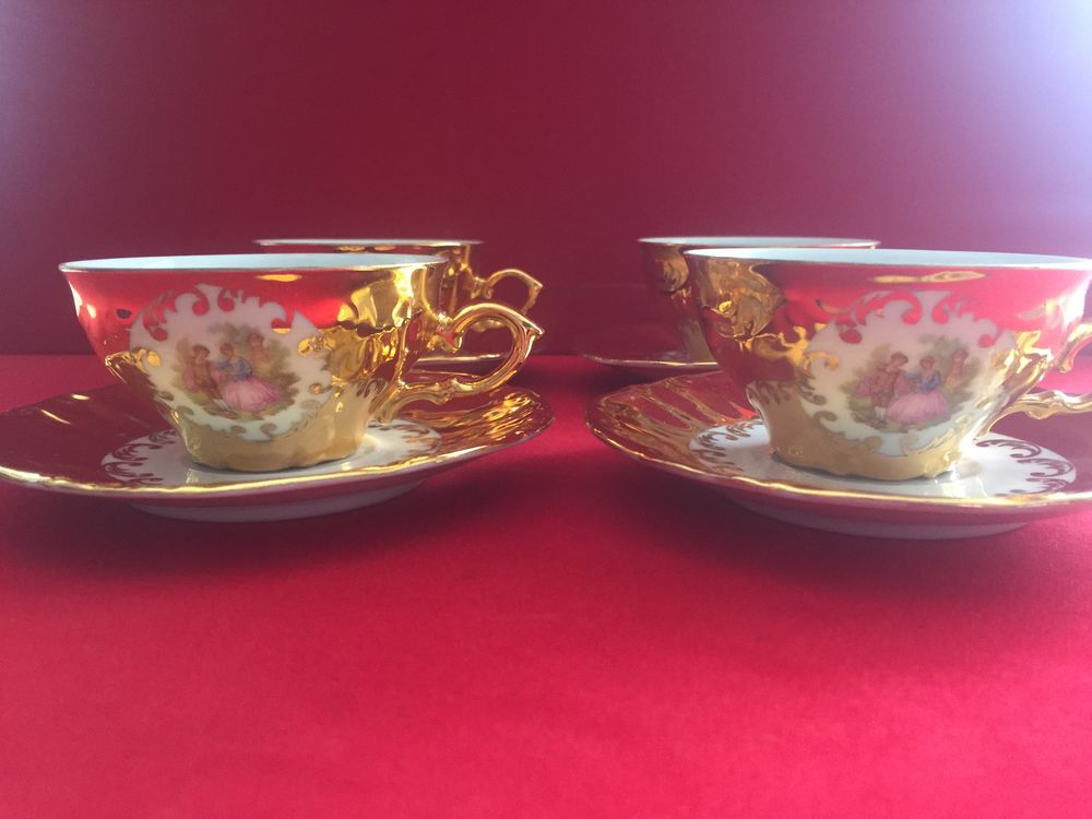 ANCIEN SERVICE A CAF&Eacute; MADE IN GERMANY BAVARIA ANN&Eacute;ES 1950 or Cuisine