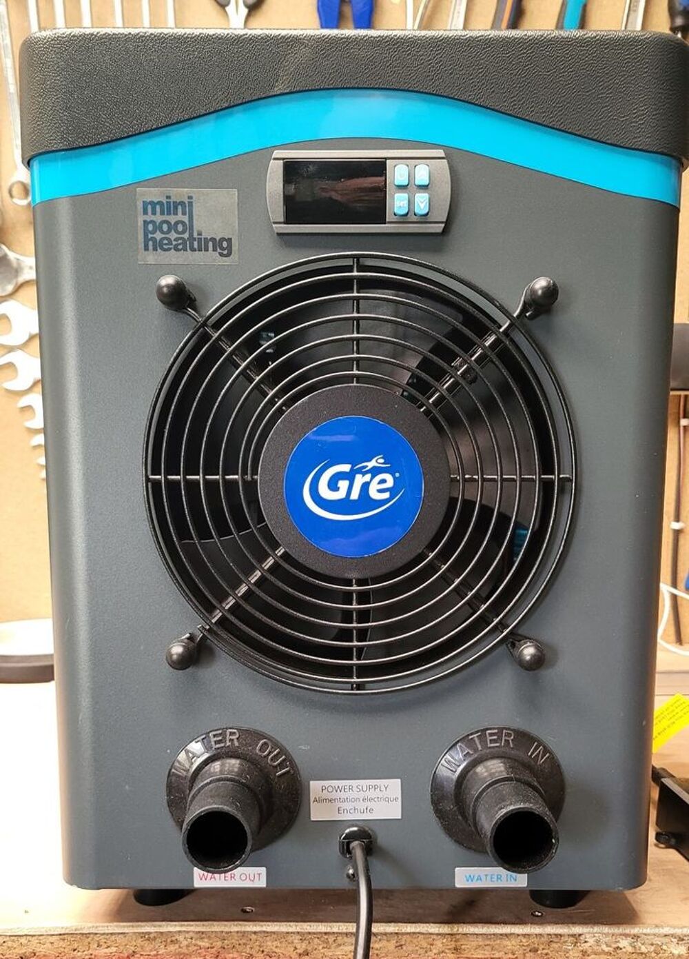 Pompe &agrave; chaleur Gre HPM20 pour piscine jusqu'&agrave; 20M&sup3; Jardin