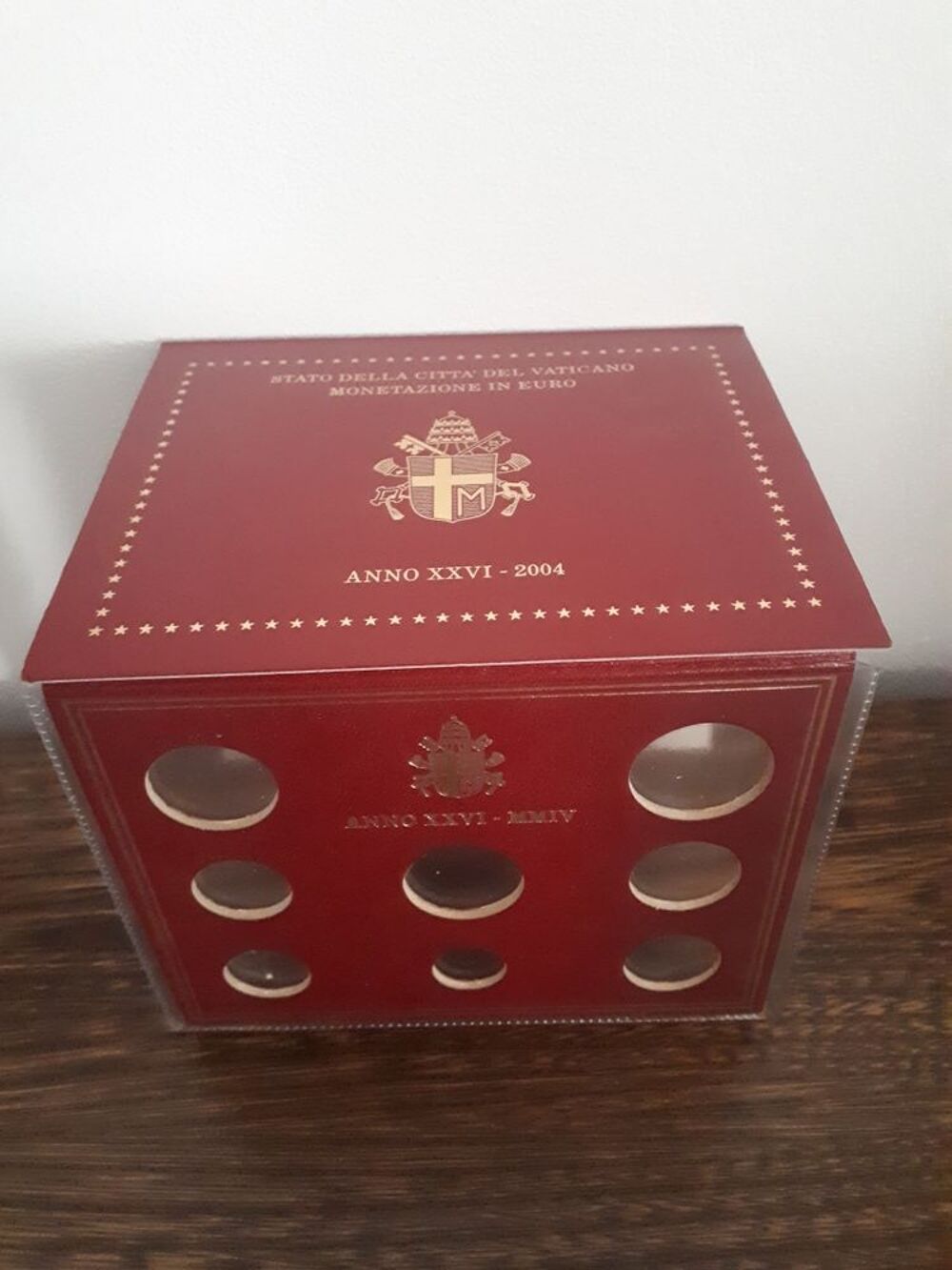 Coffrets BU VATICAN VIDE 2004 SANS PI&Egrave;CES - 8 euros pi&egrave;ce 