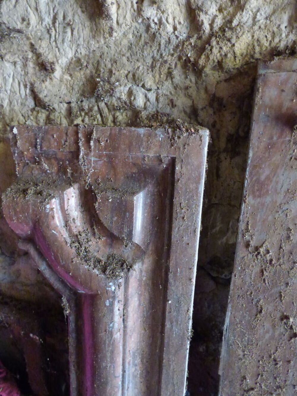 ancienne chemin&eacute;e en marbre D�coration