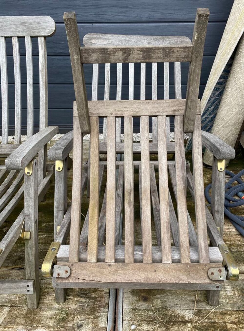 Chaise longue teck clair de la marque GARDEN IMPRESSIONS Jardin