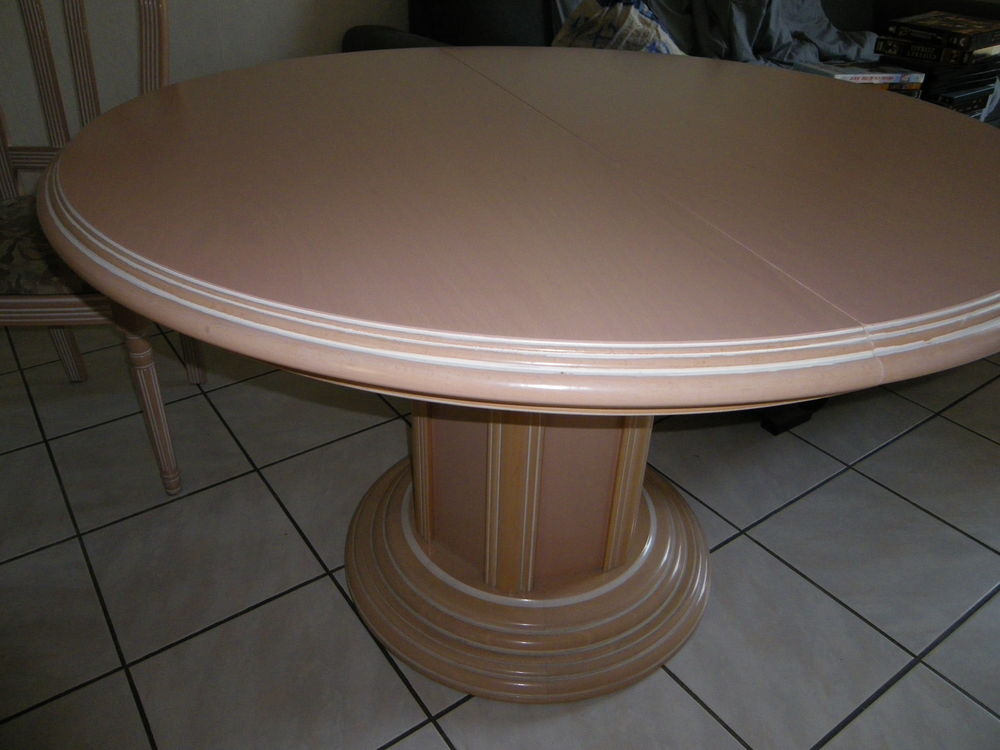 salle &agrave; manger rose clair bois massif Meubles