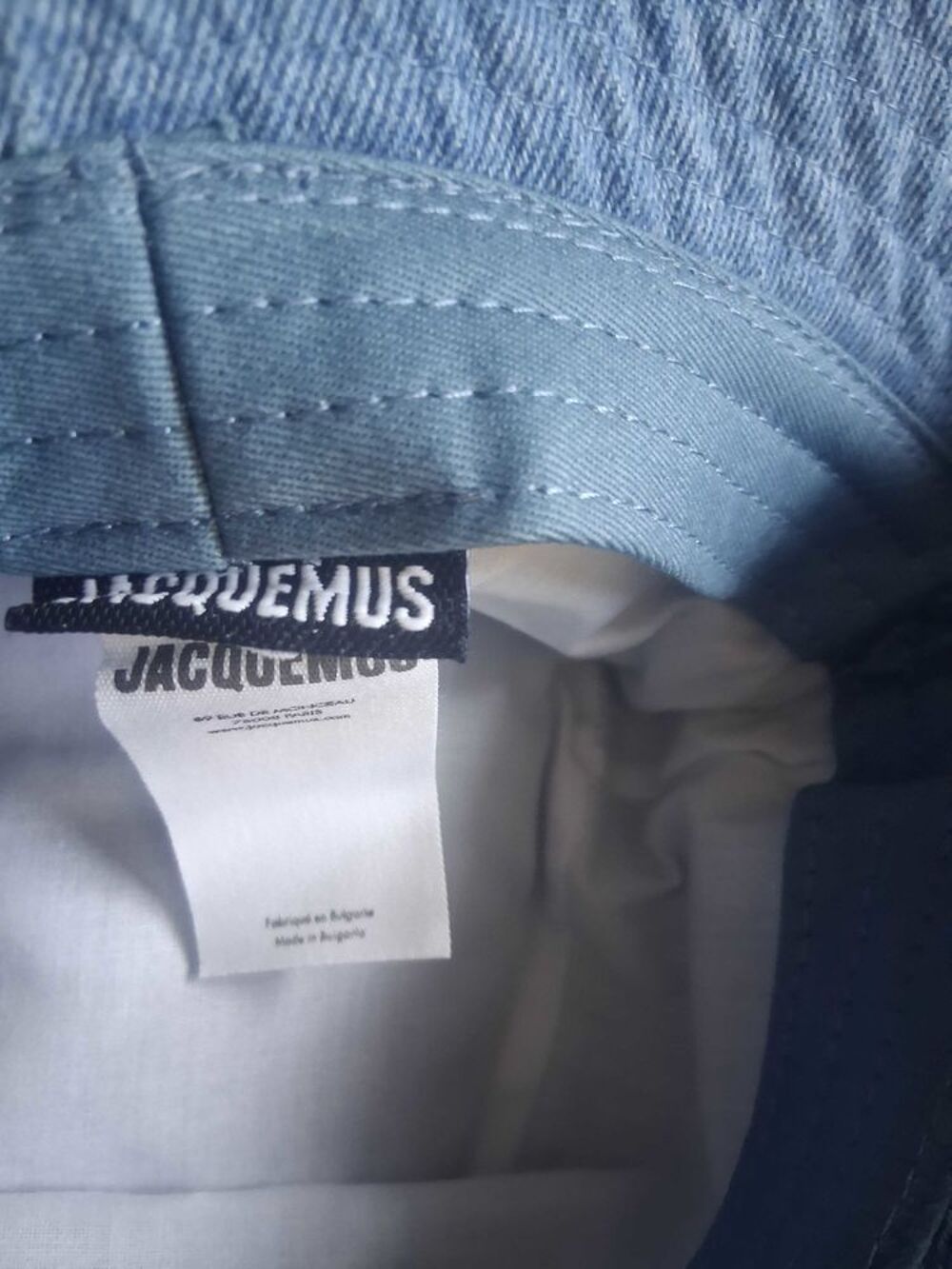 Bob jacquemus bleu jeans Maroquinerie