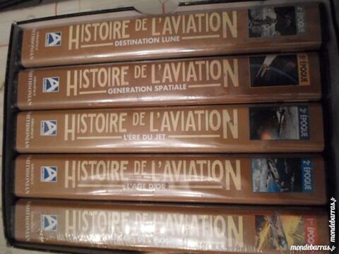 lot de 5 cassettes magnet HISTOIRE DE L AVIATION 80 Am�lie-les-Bains-Palalda (66)