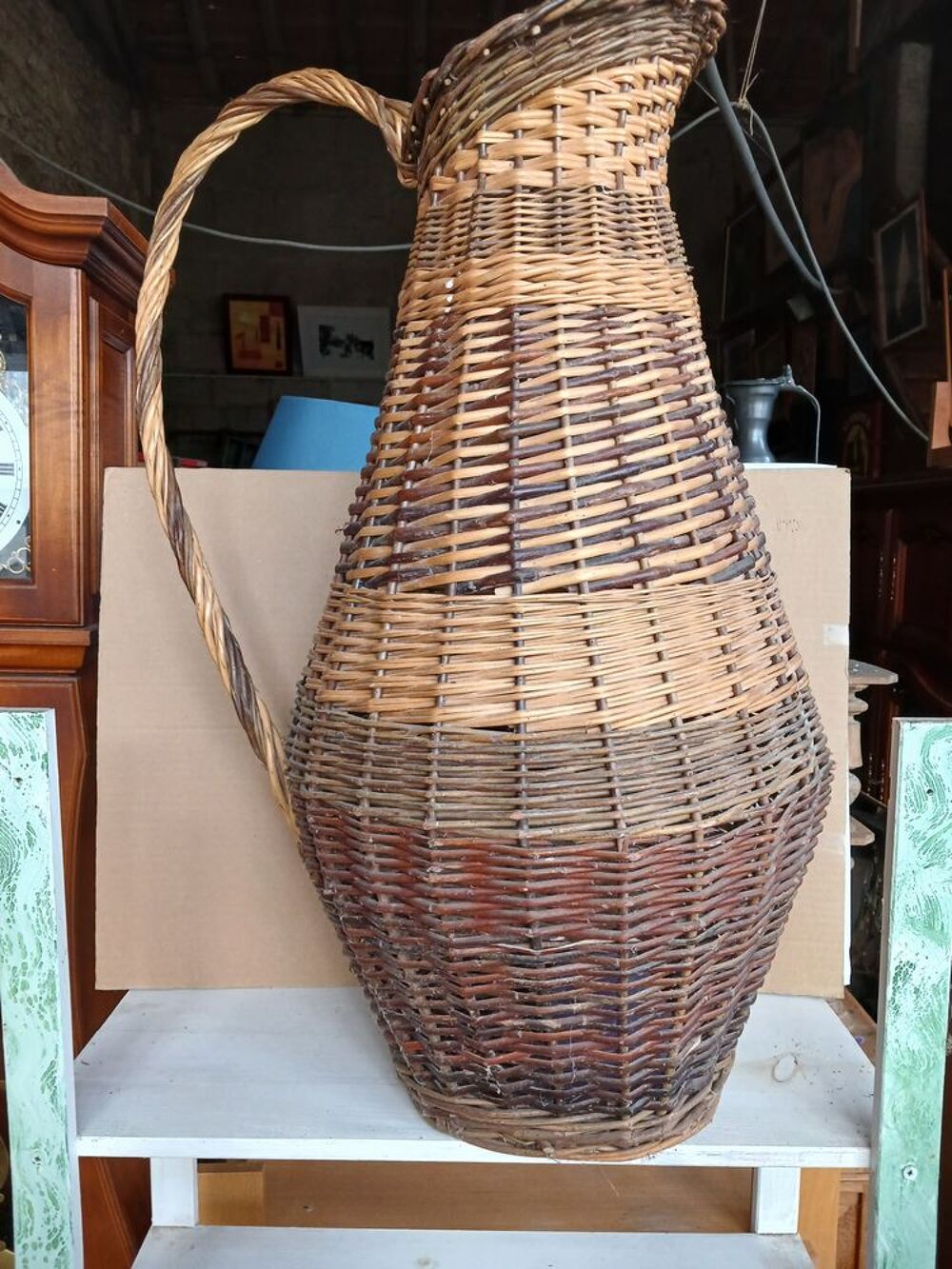 corbeille / broc / porte-parapluie osier Décoration