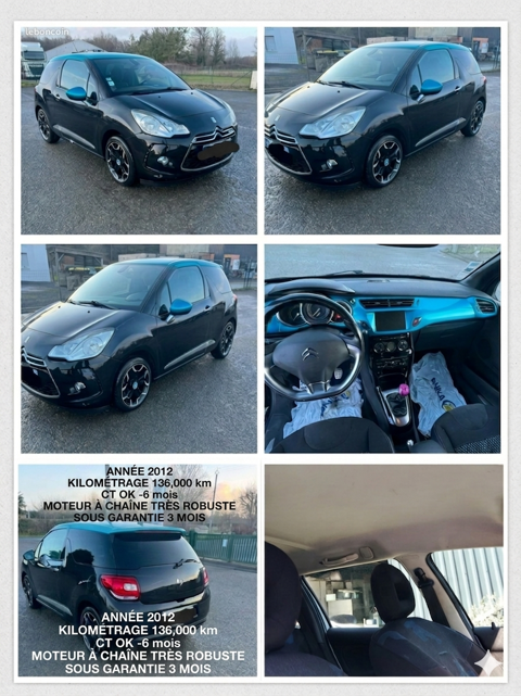 Citroen ds3 Citro&euml;n 155thp moteur a chaine tr&e