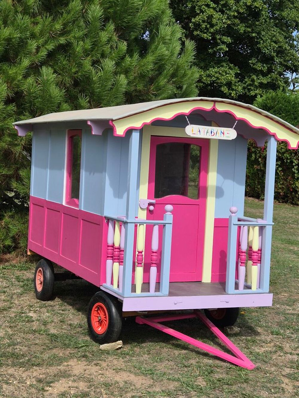 petite roulotte pour enfants Jardin