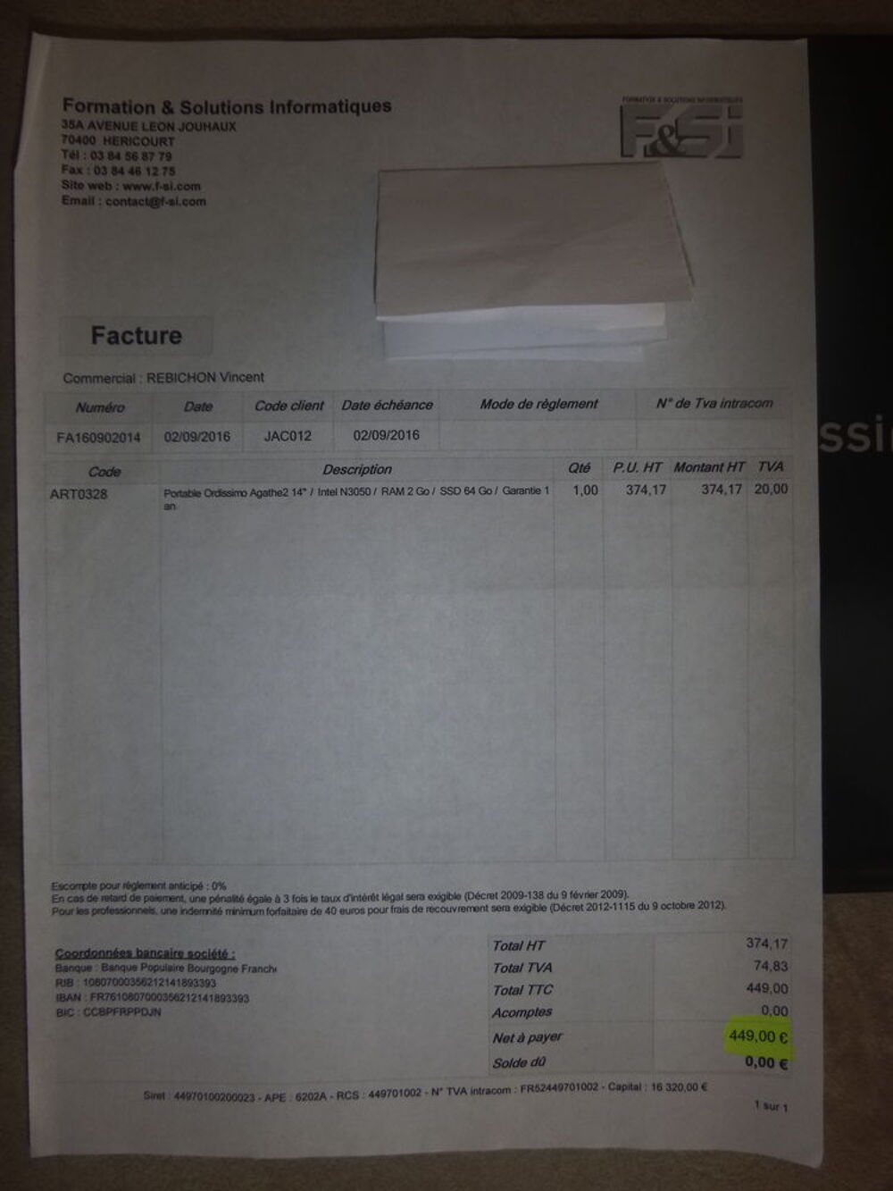 Ordissimo portable acc&egrave;s facile senior ou d&eacute;butant Matériel informatique