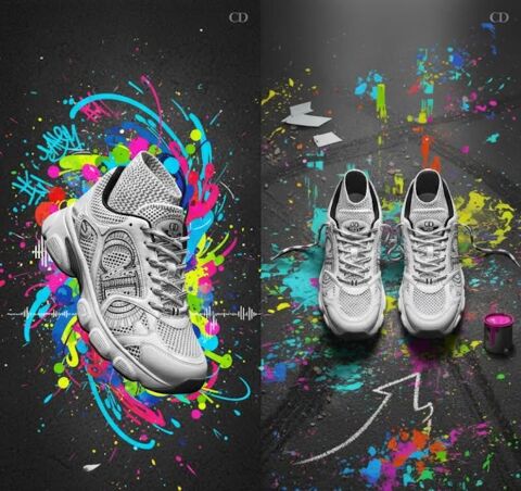 NEUVE BASKET Footwear pointure 37  d�signe unique + Cadeau 170 N�mes (30)