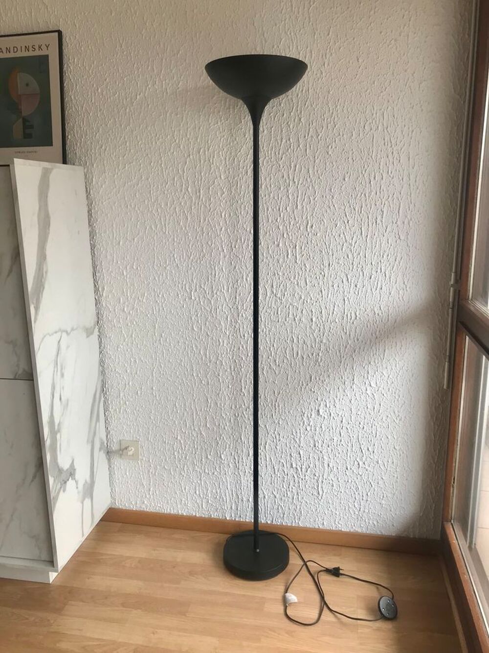 Lampadaire noir contemporain Décoration