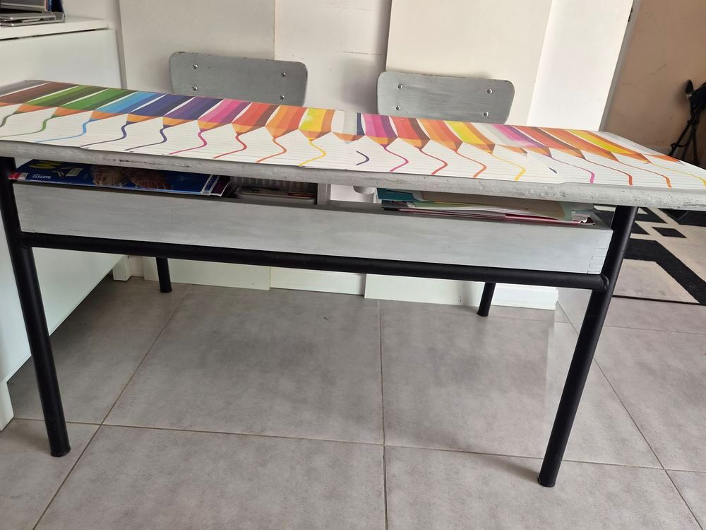 Double bureau &eacute;colier , Bassin Arcachon Mobilier enfants