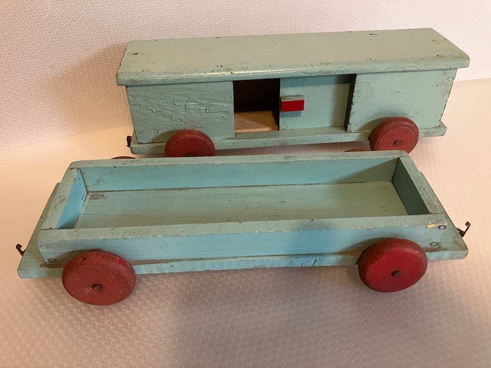 Jouet Ancien train Bleu en Bois
Jeux / jouets