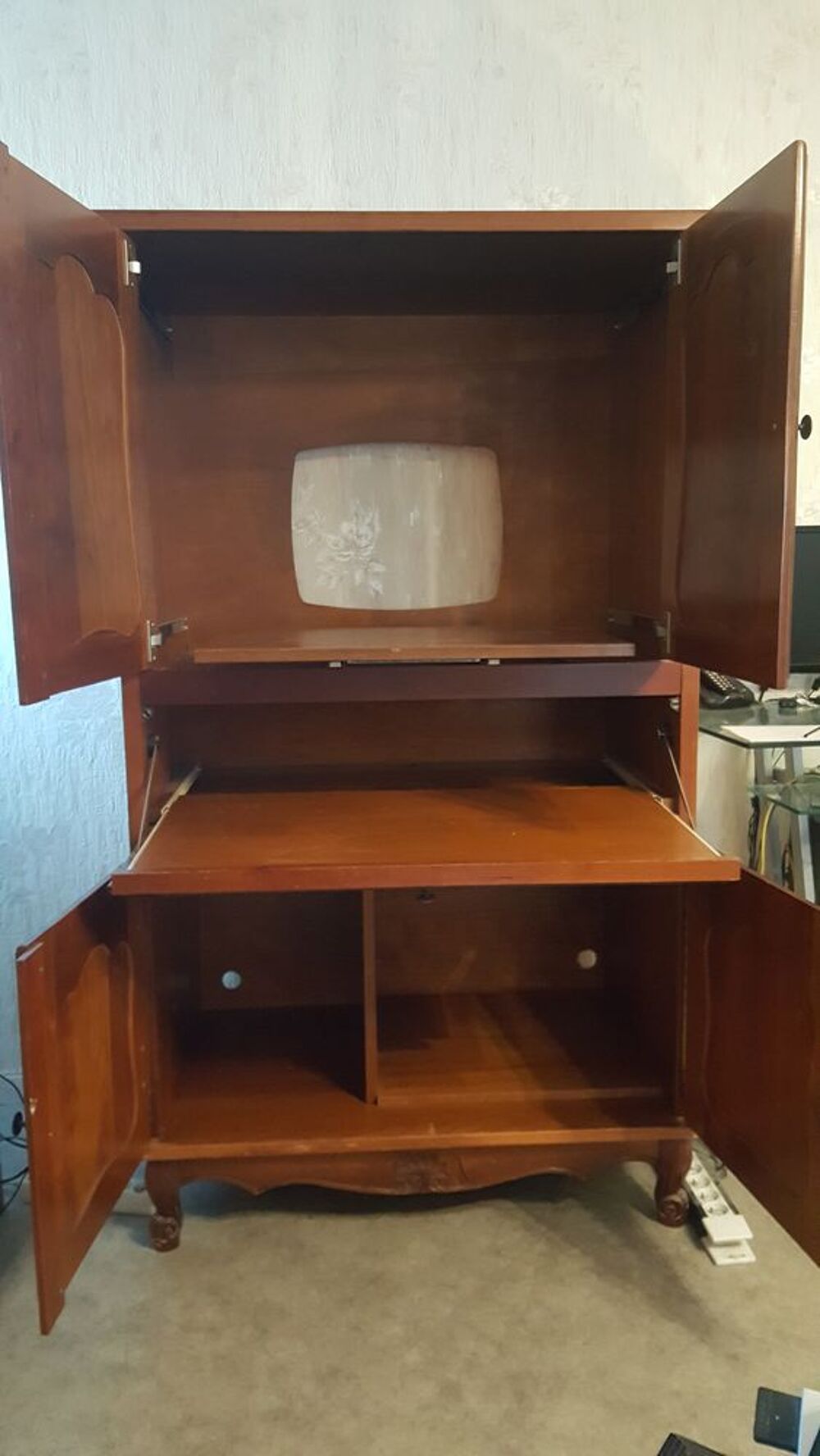 Meuble T.V/Ordinateur merisier Meubles
