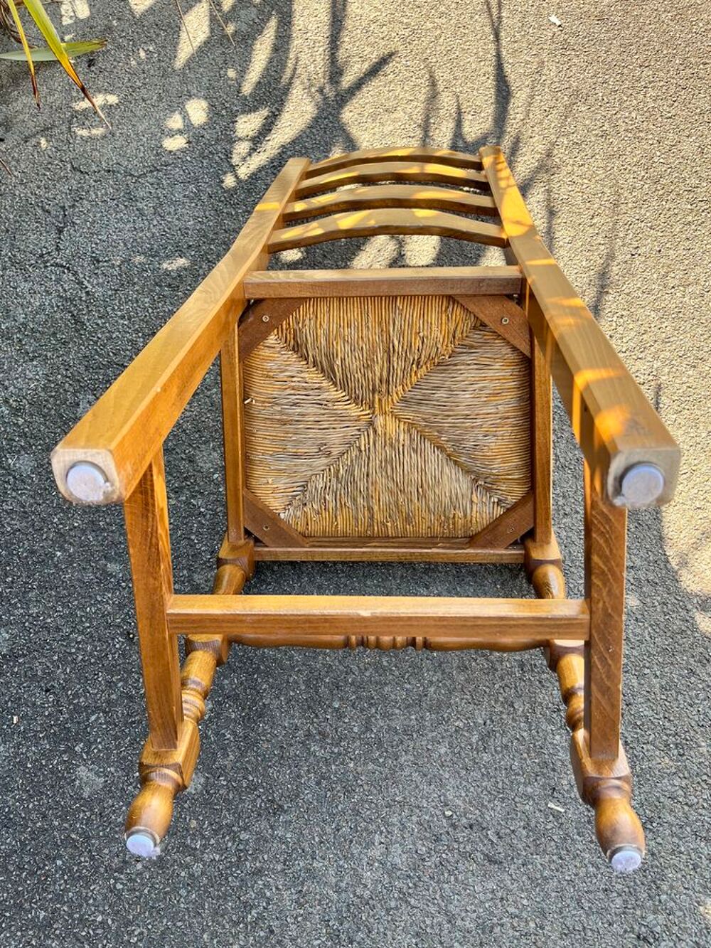 6 CHAISES BOIS ET PAILLE Meubles